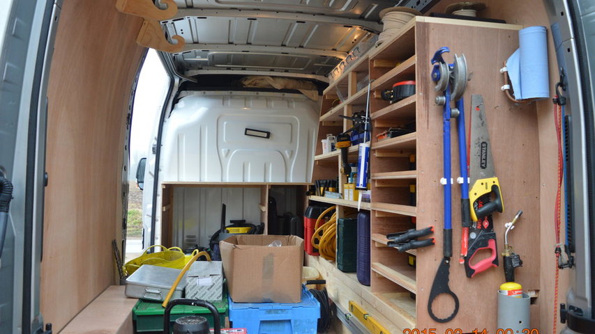 Van Interior Plumbing Van 